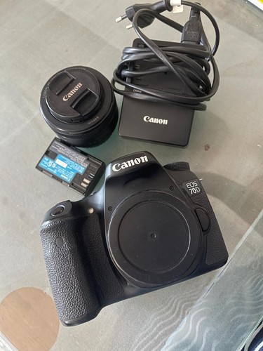 Canon eos 70d with 50mm - eos,